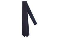 HERMES Tie Men's Marine Blue/Red