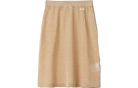 MIU MIU Casual Long Skirts Women's Gold