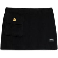 PRADA SS25 Casual Short Skirts Women's Black