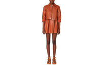 HERMES Cropped Coats Women's Orange