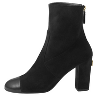 CHANEL Ankle Boots 8.9cm Women's Black