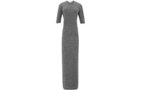 SAINT LAURENT Short-Sleeved Dresses Women's Heather Gray