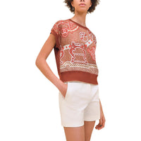 HERMES SS24 Knitwear Women's Dull Red