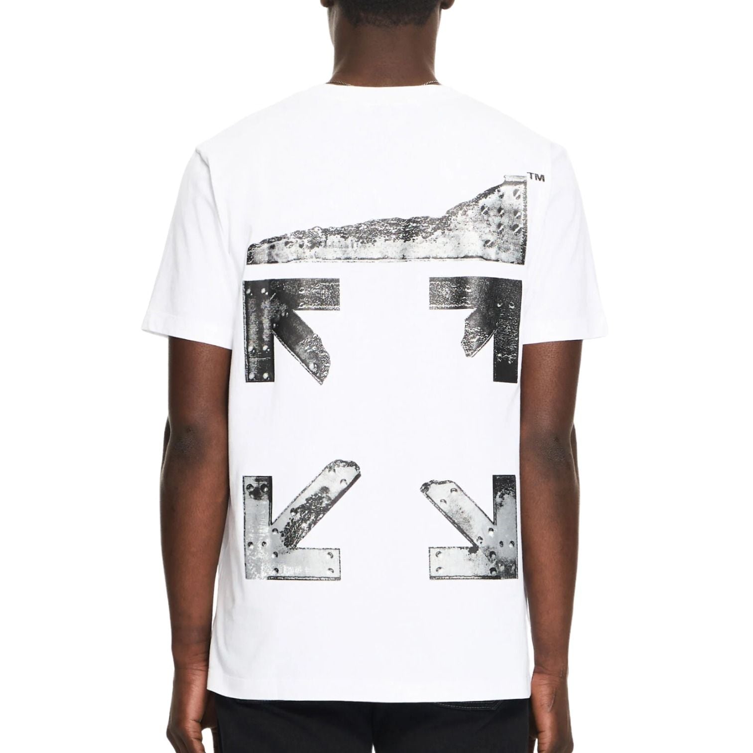 Off-White Metal Arrow Slim T-Shirt 'White' 44MAA027S26J001100