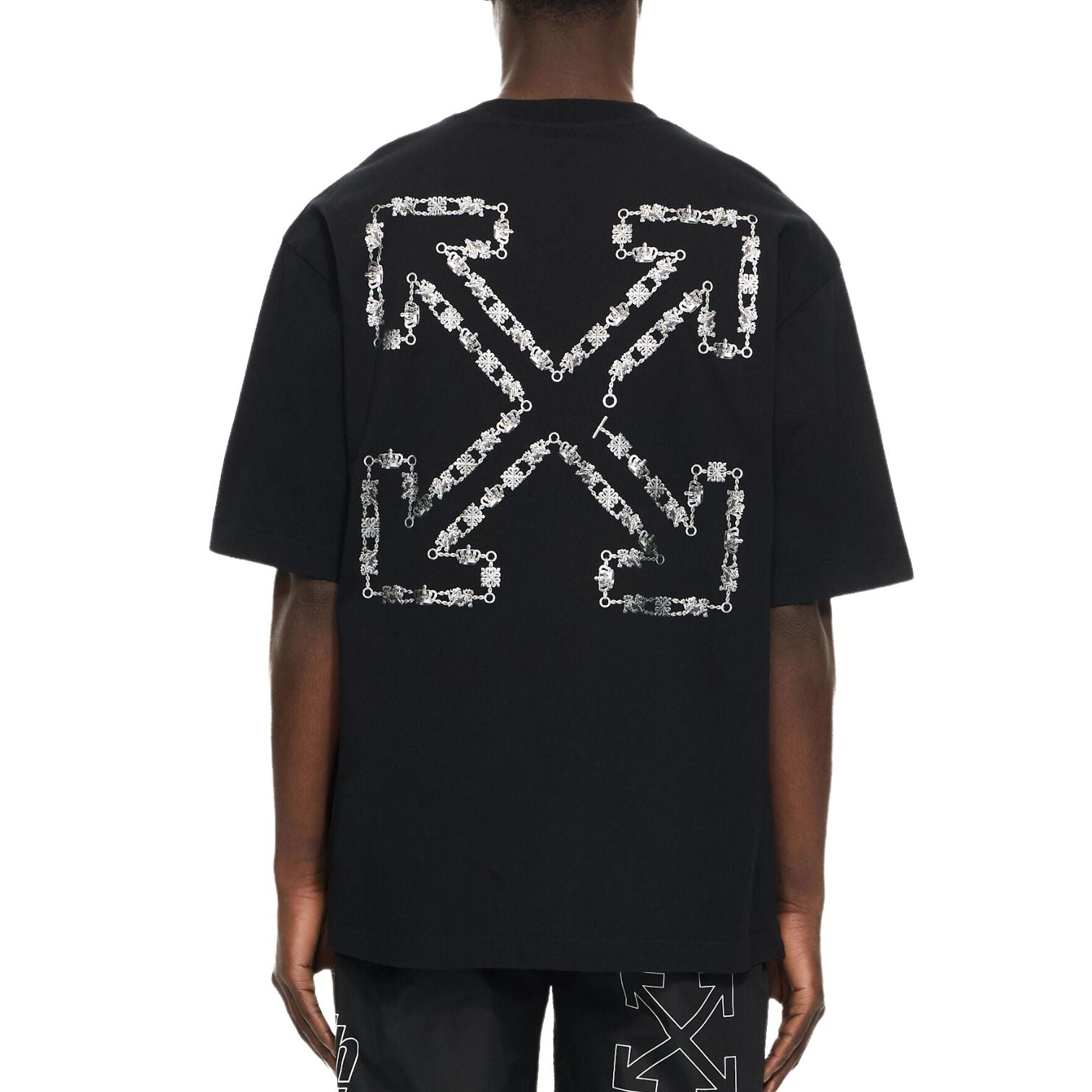 Off-White Chain Arrow Skate T-Shirt 'Black' 44MAA120S26J004001