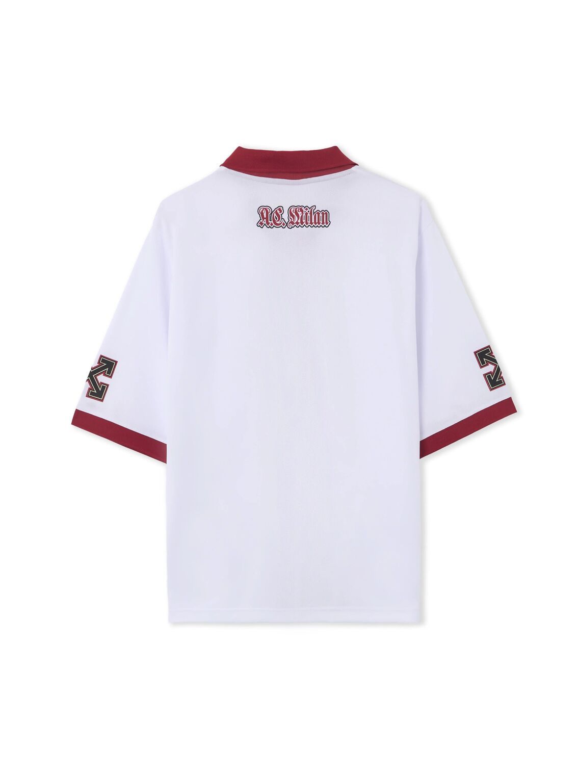 Off-White x c/o AC Milan Arrow Tech T-shirt 'White Red' 44MAA16RG25F001025