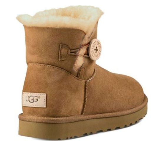 (WMNS) UGG Mini Bailey Button II Boot Fleece Lined 1016422-CHE