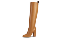 LOUIS VUITTON Donna Knee-High Boots 9.5cm Women's Brown