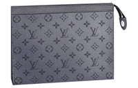LOUIS VUITTON Pochette Voyage Mm Monogram Gunmetal Gray