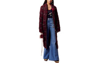 CHANEL 23 Fall Winter Coat Women's Brown Red