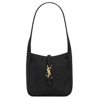 SAINT LAURENT Viscose Handbag, Shoulder Bag Regular Women's Black