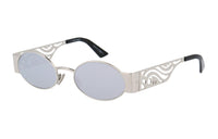 DIOR Oval Sunglasses Women's Silver