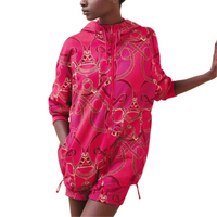 HERMES Jackets Coats Women's Red
