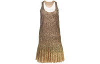 DIOR Sleeveless Dress Women's Gold