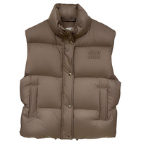 MIU MIU Logo Patch Padded Vest