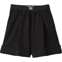 MIU MIU FW23 Casual Shorts Women's Black