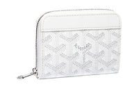 GOYARD MATIGNON Canvas With Leather Wallets Coin Purses Mini Women's White