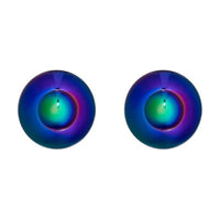 DIOR Metal Stud Earrings Women's Multicolor