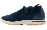 Loro Piana Low Top Casual Shoes Men's Blue