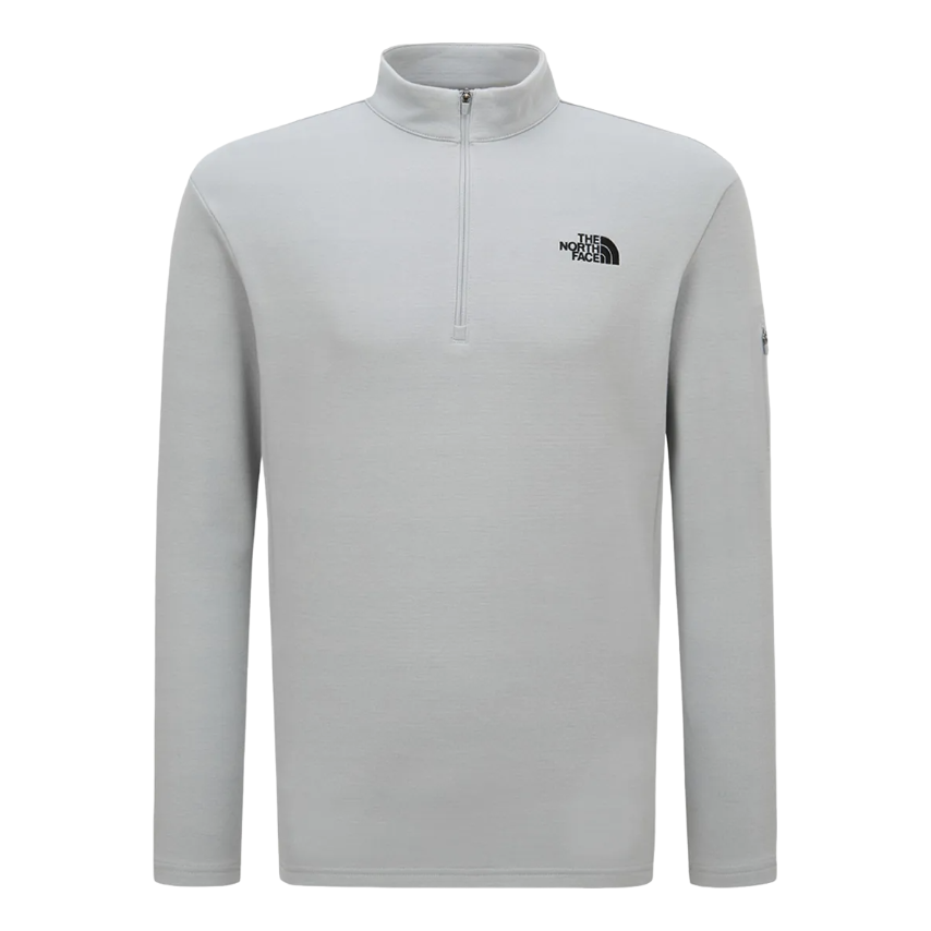 THE NORTH FACE Basodino Long Sleeve Zip-Up Asia Sizing 'Light Grey' NT7LQ53B