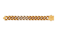 SAINT LAURENT Two-Tone Chain Bracelet