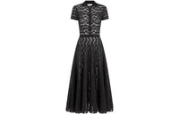 DIOR Short-Sleeved Dresses Women's Black