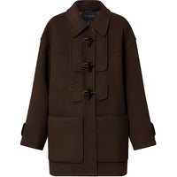 LOUIS VUITTON FW24 Coats Women's Dark Brown