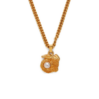 CELINE Gold-Plated Necklaces Women's Gold