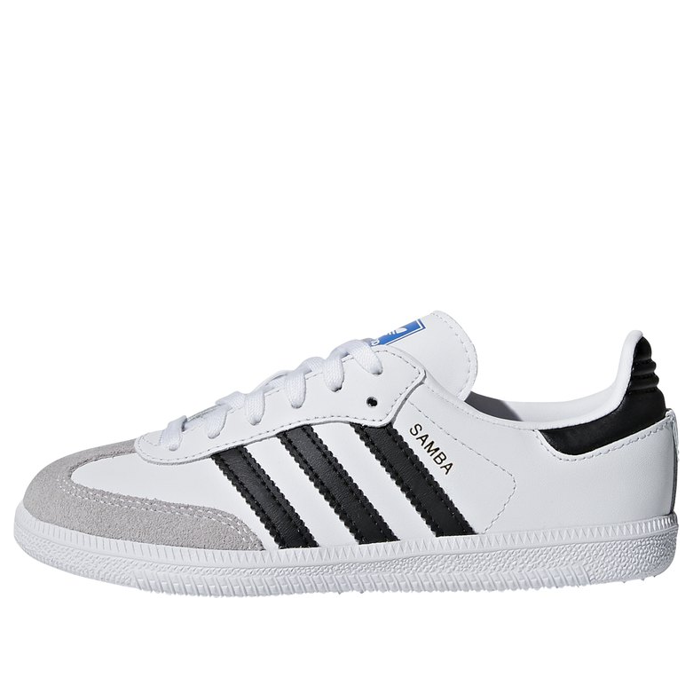 (GS) adidas Samba OG J 'White Black Gray' BB6975