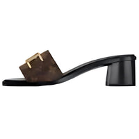 LOUIS VUITTON Lock It Slides 'Brown' Women's