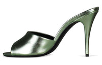 SAINT LAURENT Slide Slippers Women's Green