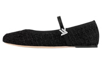 LOUIS VUITTON Romy Flat Mary Jane Shoes Women's Black
