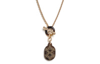 HERMES Gold-Plated Necklaces Women's