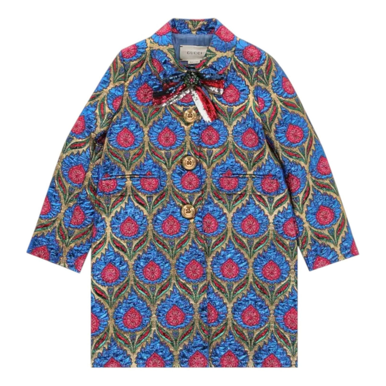 (GS) Gucci Floral Jacquard Coat 'Multicolor' 455833-XB454-7142