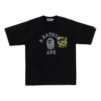 A Bathing Ape ABC Camo College Pocket Relaxed T-shirt 'Black' 1J20-109-003-BLK
