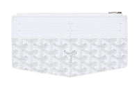 GOYARD Insert Louise Canvas With Leather Wallet Unisex White