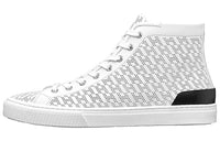 HERMES Skateboard Shoes Men High-Top White