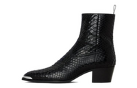 CELINE Ankle Boots 5cm Women's Black