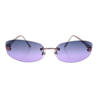 CHANEL 1990-2000s Rimless Sunglasses
