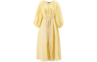 Loro Piana Long-Sleeved Dresses Women's Yellow