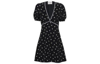 MIU MIU Short-Sleeved Dresses Women's Black