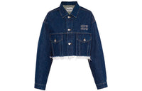 MIU MIU SS22 Cropped Coats Women's Blue