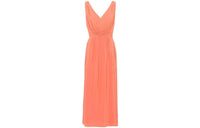MIU MIU SS22 Sleeveless Dress Women's Orange Red