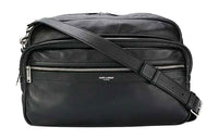 SAINT LAURENT LOGO Print Messenger Bag, Crossbody Bag, Shoulder Bag Regular Men's Black