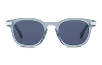 LOUIS VUITTON Plate Frame Irregular Shape Sunglasses Unisex Blue