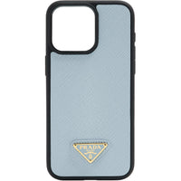 PRADA Leather Material Fashion Phone Cases Compatibility With IPhone 15 Pro Luxury