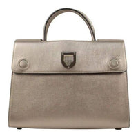DIOR Grained Calfskin Handbag Women's Gold