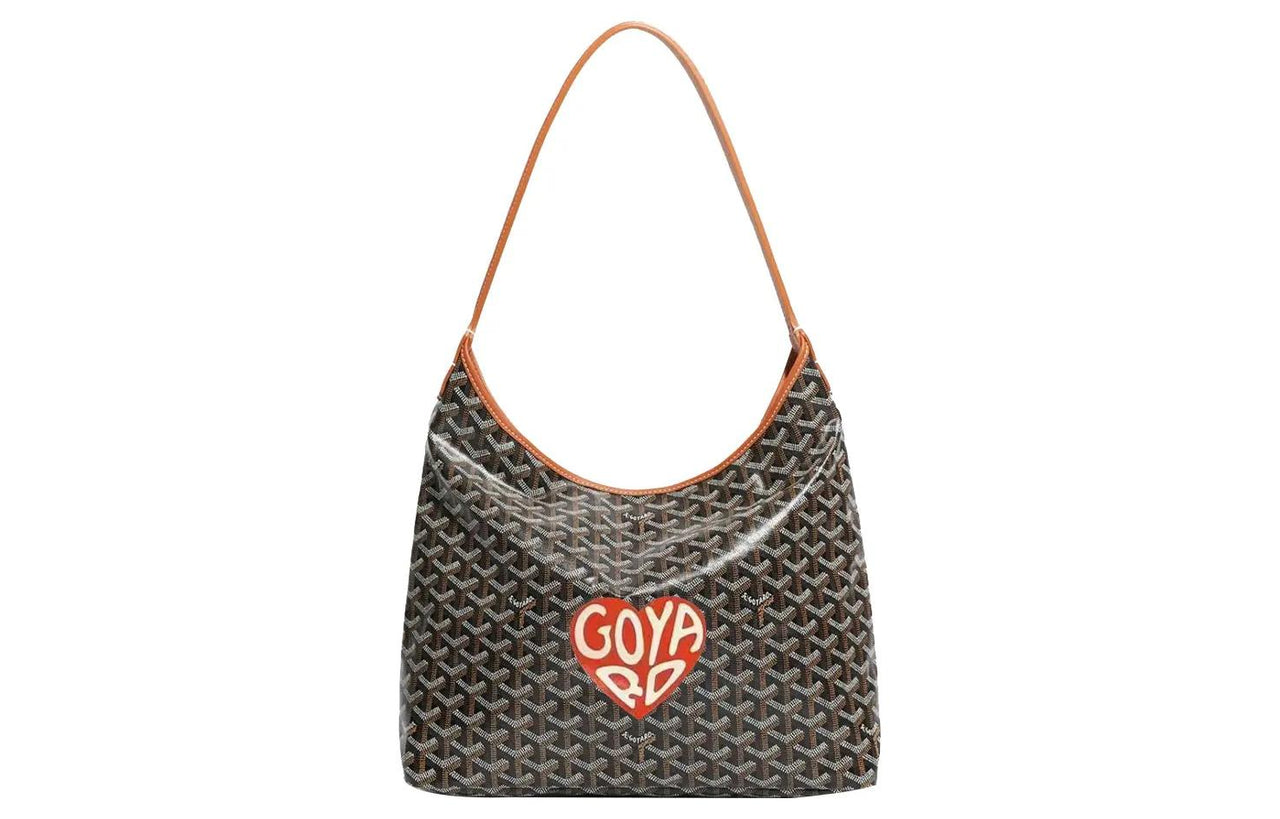 GOYARD Bohème Hobo Canvas With Leather Hobo Bag Shoulder Bag Shoulder Bag Women's