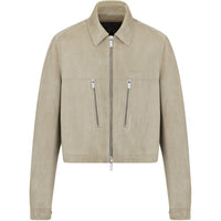DIOR FW24 Leather Jacket Men's Beige