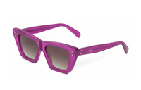 CELINE Acetate Cat Eye Sunglasses Women's Purple